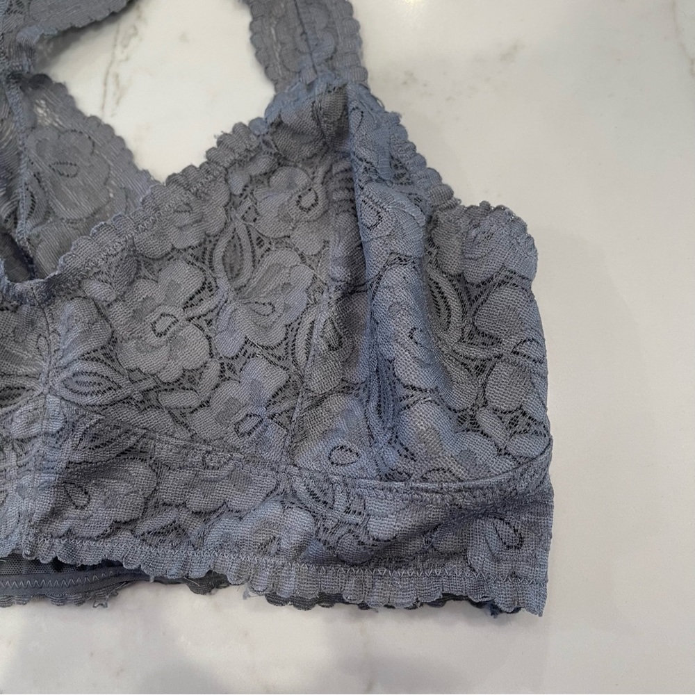Free People Intimately grey lace Gallon racerback - Picture 8 of 14